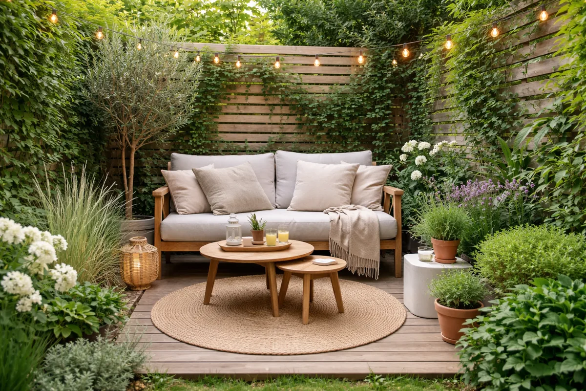 Comment aménager un coin détente dans un jardin de petite taille