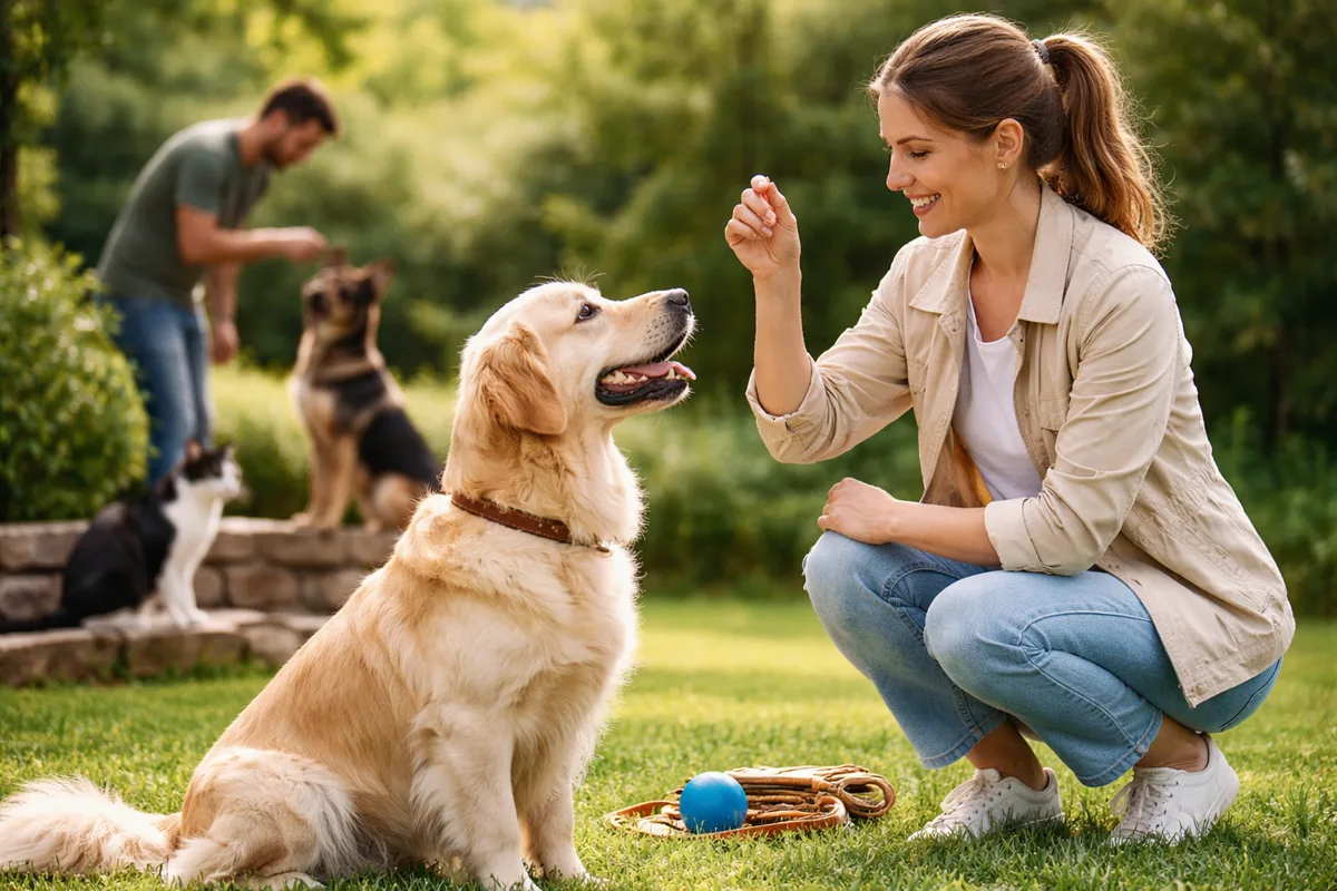Les différentes façons d'apprendre aux animaux à obéir