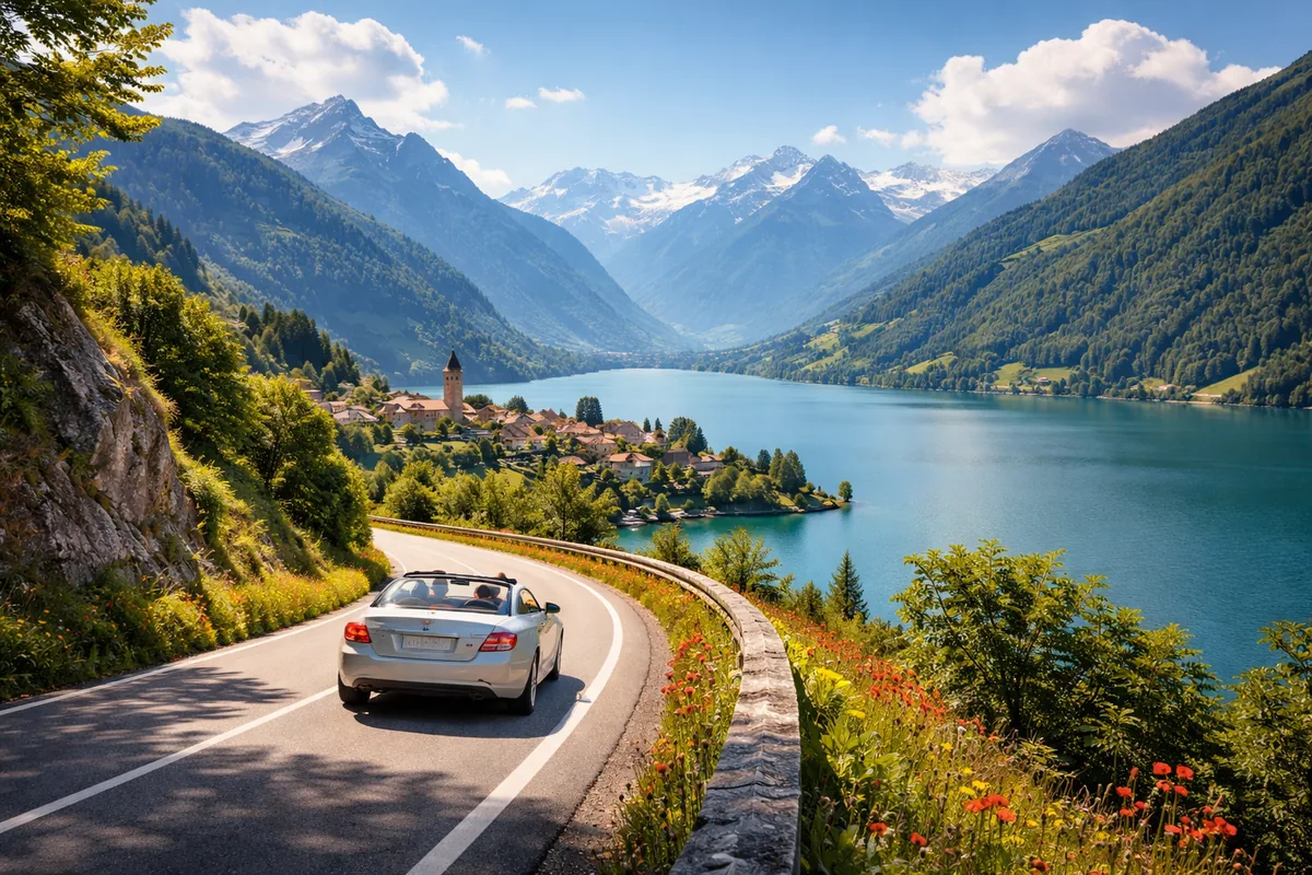 Les routes pittoresques d'Europe à explorer en voiture