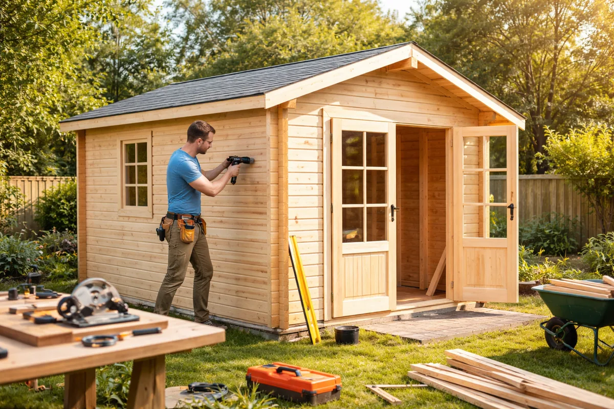 Comment construire un abri de jardin en bois facilement