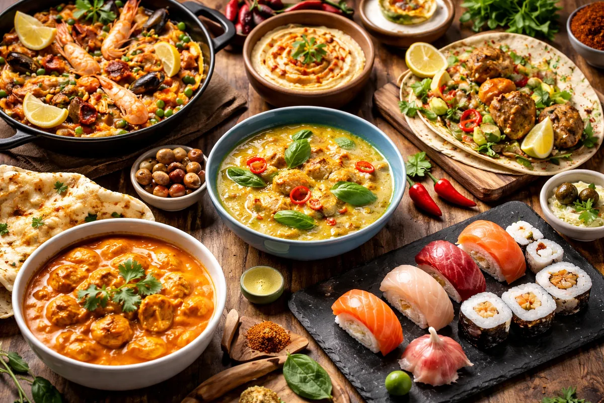 Comment découvrir des saveurs du monde à travers des plats typiques