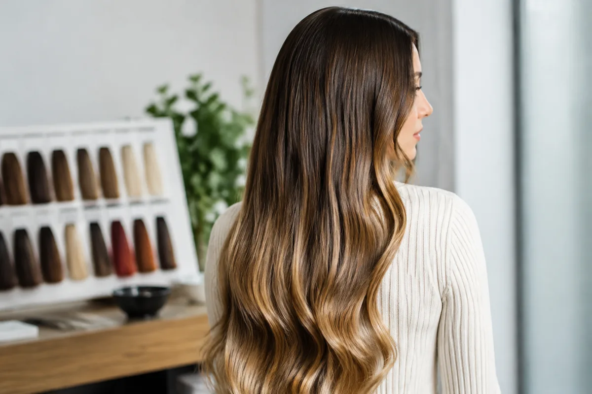 Comment choisir une coloration pour cheveux très longs sans créer de démarcation